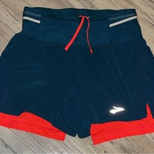 Brooks Black Athletic Shorts
